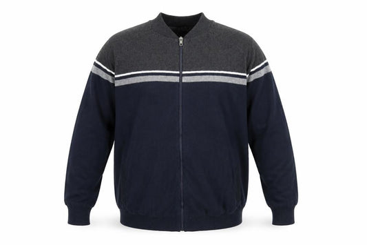 Mens UK Size 2XL Dissident Blue Bomber Jacket