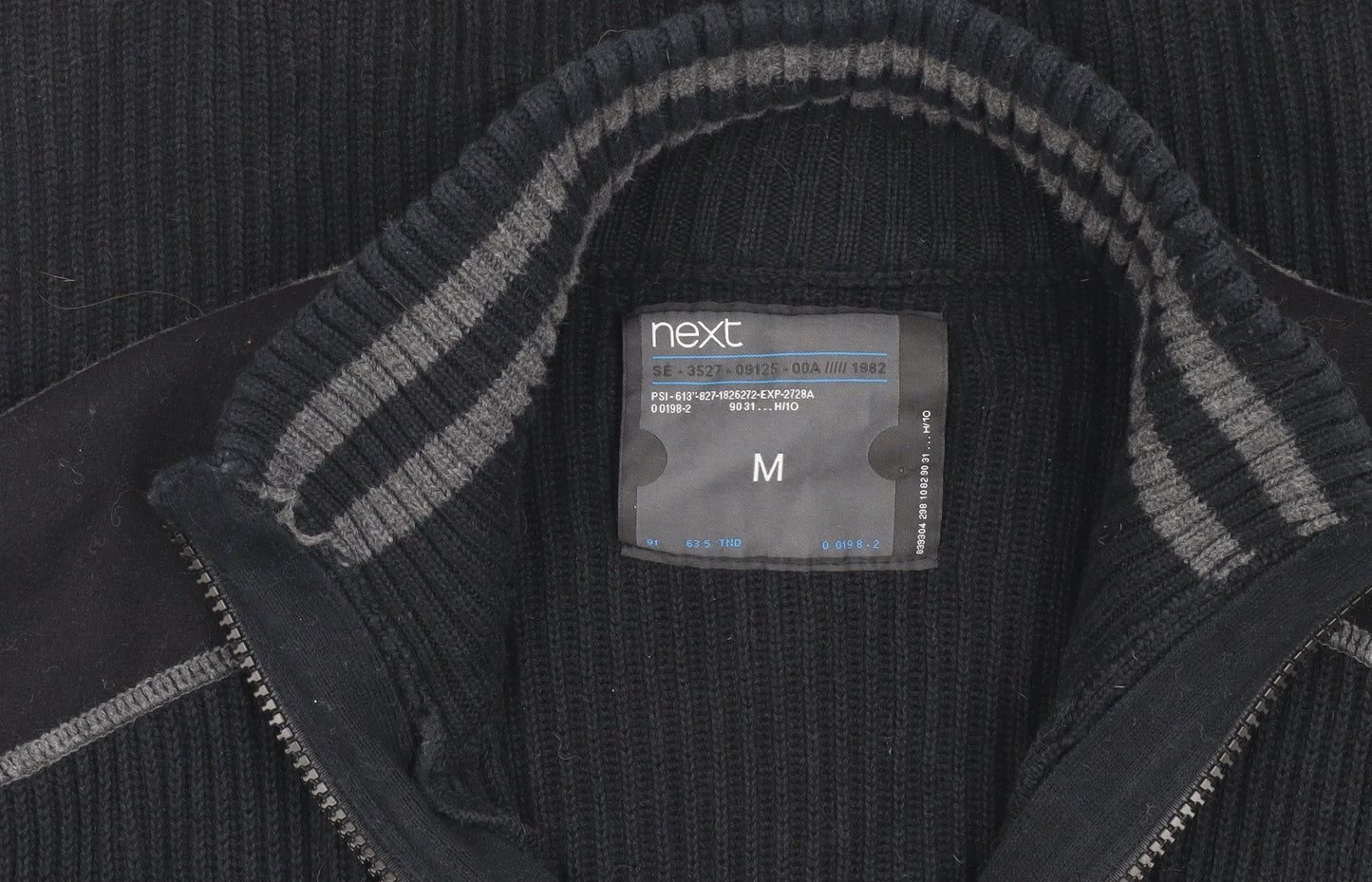 Mens UK Size M NEXT Black Basic Jacket