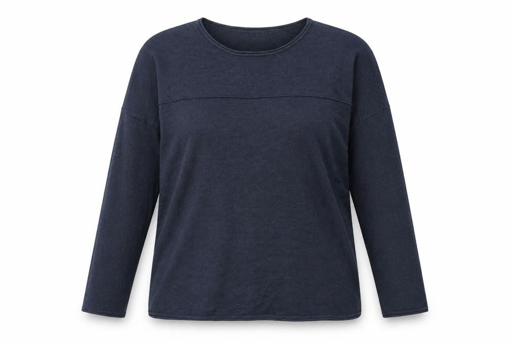 Womens UK Size S YAYA Blue Pullover Jumper