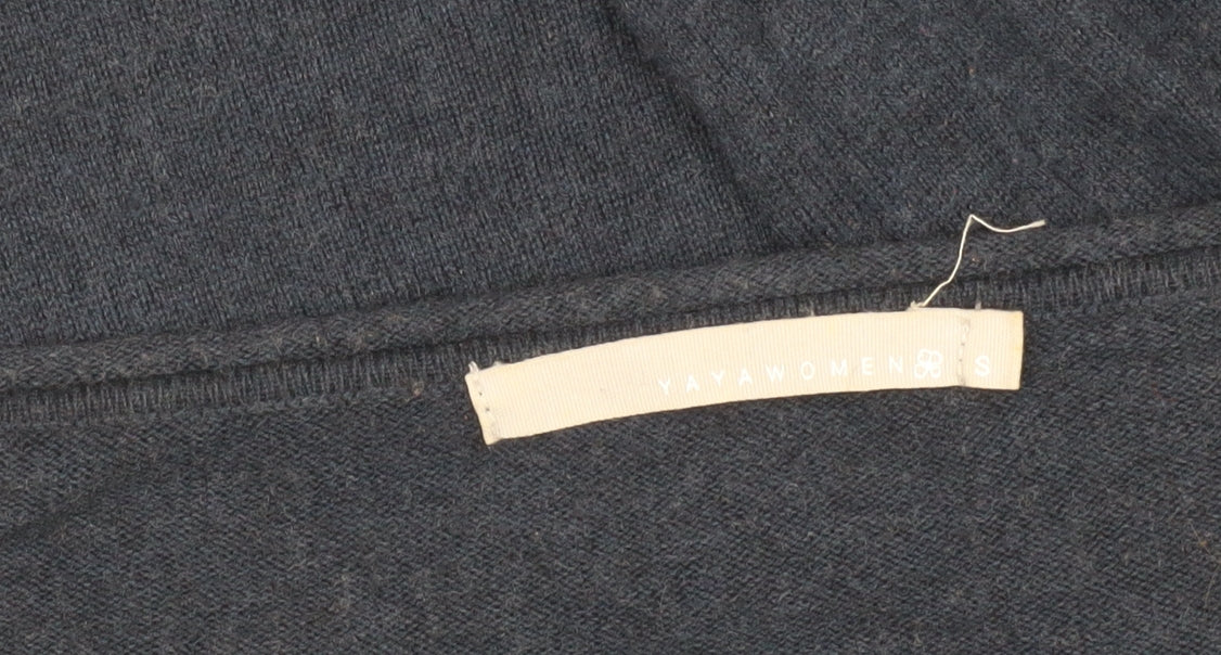 Womens UK Size S YAYA Blue Pullover Jumper
