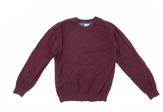 Farah Men's Red Pullover Jumper, Size L