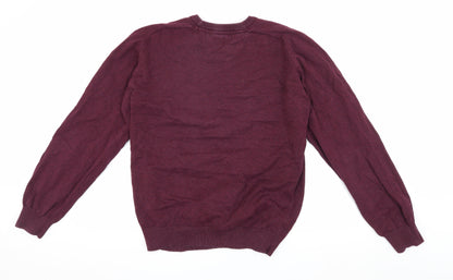 Farah Men's Red Pullover Jumper, Size L