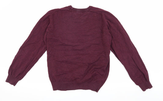 Farah Men's Red Pullover Jumper, Size L