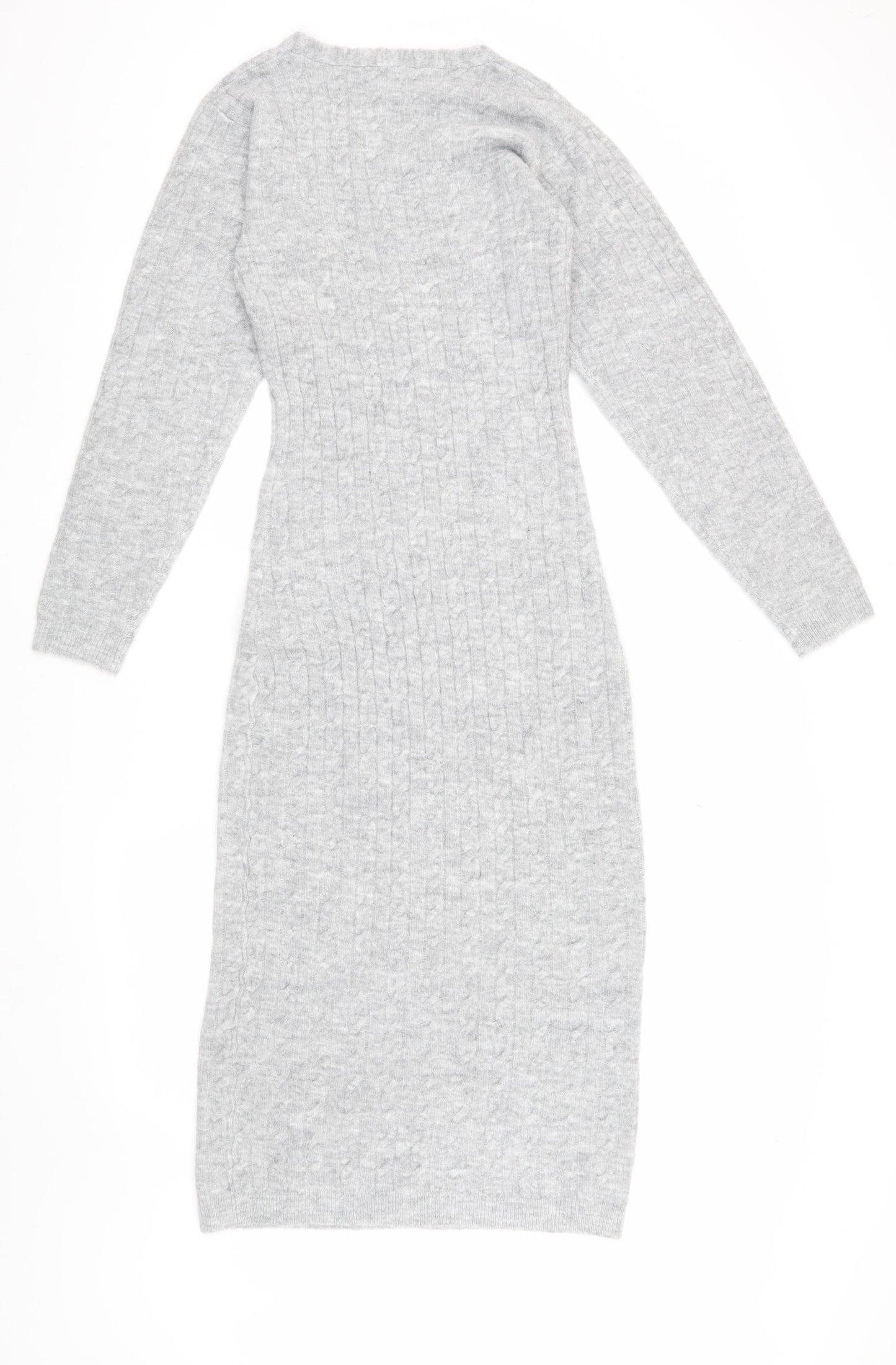 Miss Selfridge Women's Grey Sheath Midi Dress XS