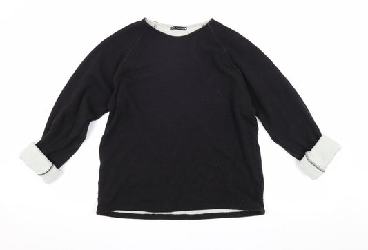 Womens UK Size S Zara Black Pullover Jumper