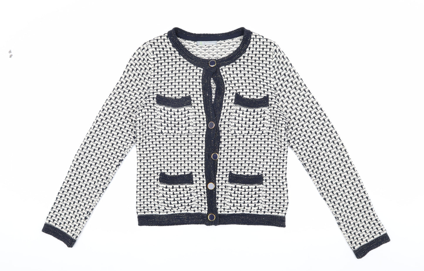 Womens UK Size 12 Marks and Spencer Multicoloured Cardigan Jumper