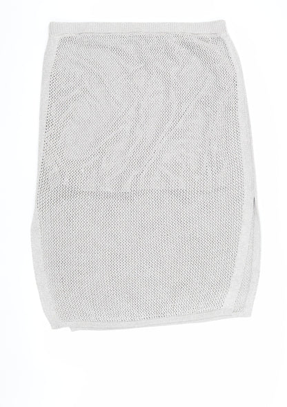 Marks and Spencer Women's Grey XL Knit Pencil Skirt
