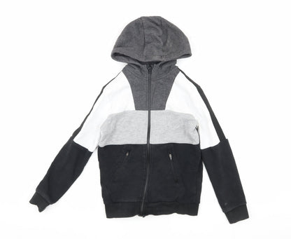 Marks & Spencer Boys' Colourblock Hooded Jacket 9-10 Years