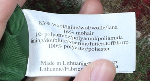 Laura Ashley Women's Plaid Wool Pencil Skirt Size 16