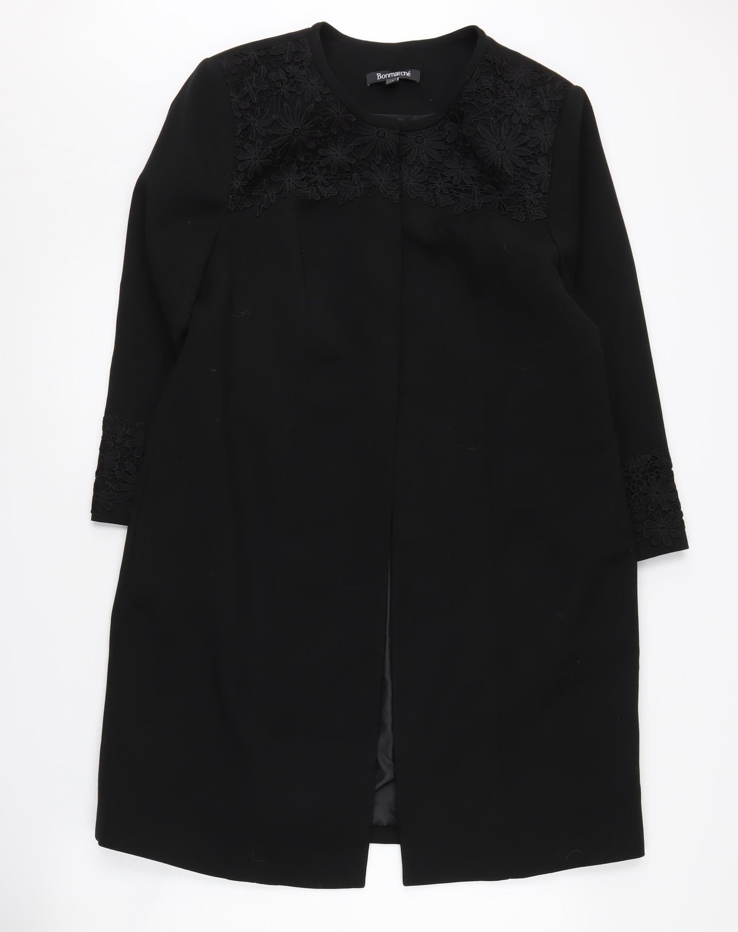 Womens UK Size 14 Bonmarché Black Basic Jacket
