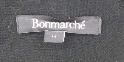 Womens UK Size 14 Bonmarché Black Basic Jacket