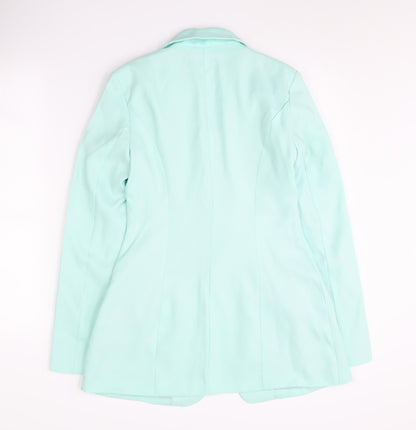 PrettyLittleThing Women's Green Suit Jacket UK 8