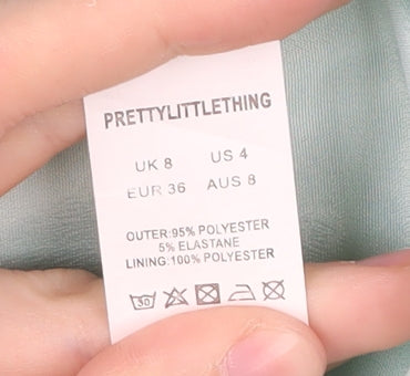 PrettyLittleThing Women's Green Suit Jacket UK 8