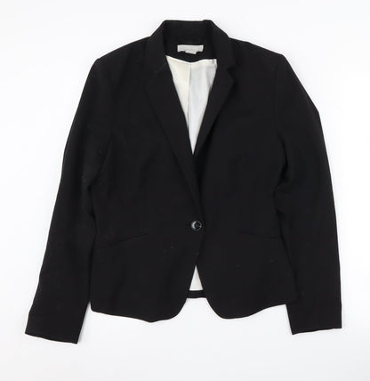 H&M Women's Black Blazer, Size 14, Business Formal