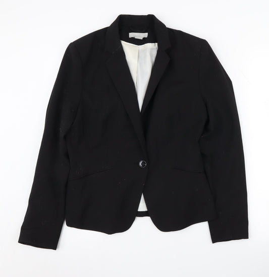 H&M Women's Black Blazer, Size 14, Business Formal