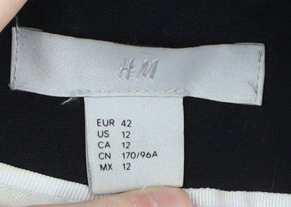 H&M Women's Black Blazer, Size 14, Business Formal