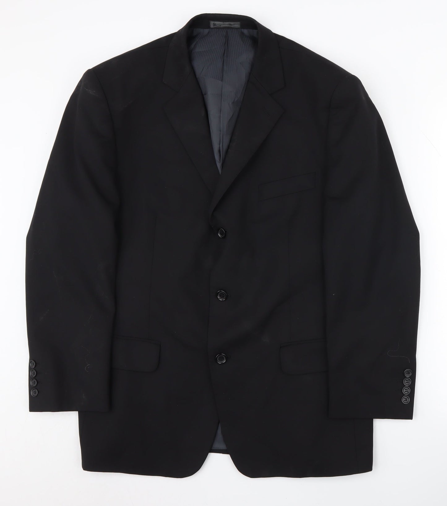 Mens UK Size 42 Jack Reid Regular Black Suit Jacket