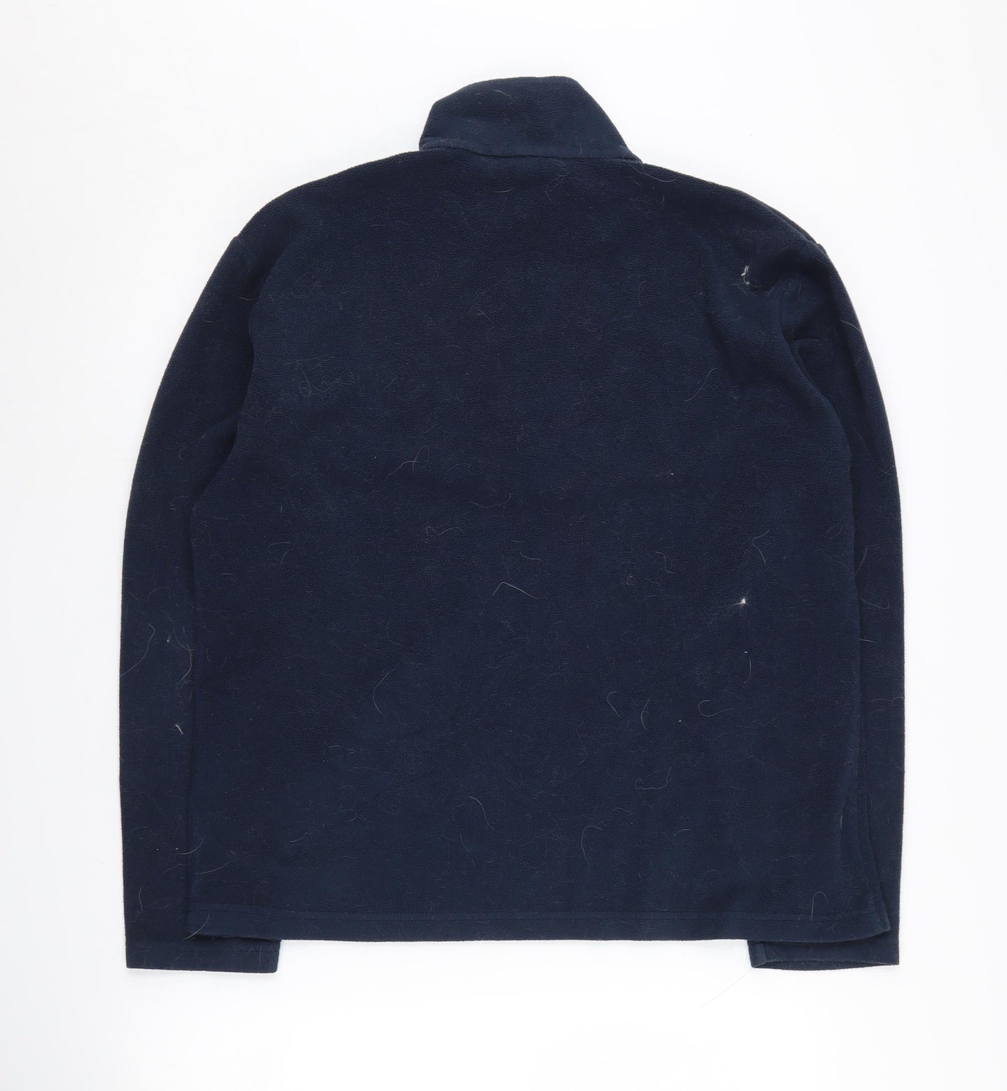 Mens UK Size L Regatta Blue 1/4 Zip Sweatshirt