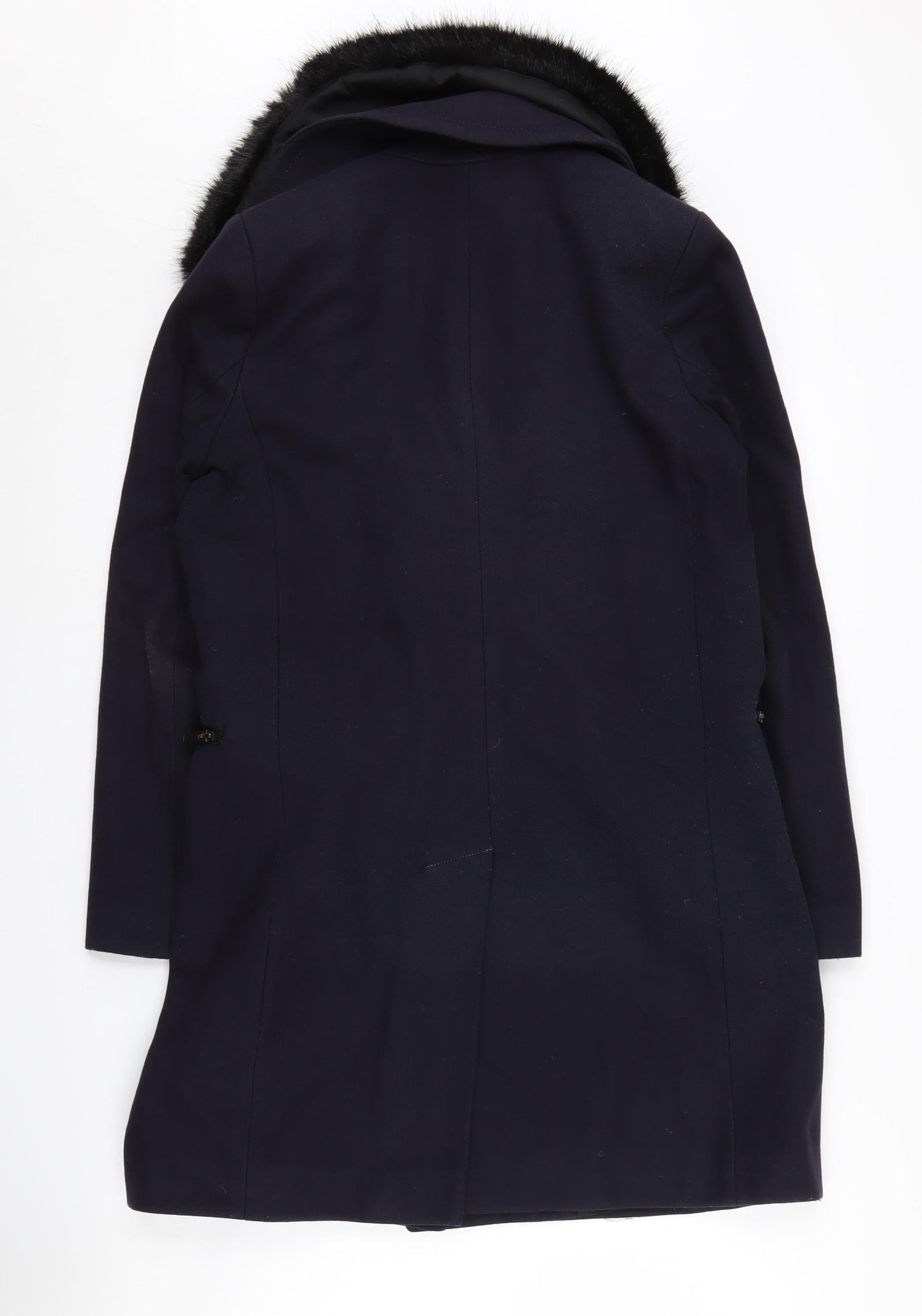 Womens UK Size 6 French Connection Black Pea Coat