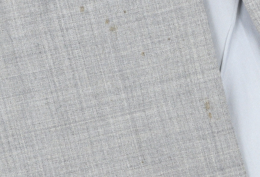 Oasis Women's Grey Check Suit Jacket Size 10