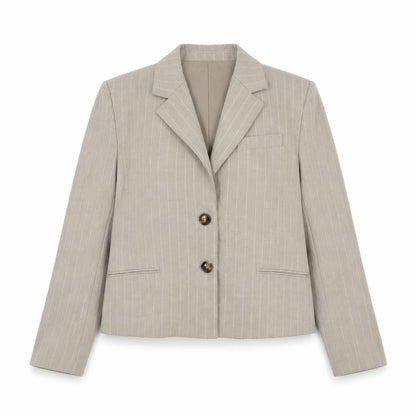 Womens UK Size L MNG Regular Beige Suit Jacket