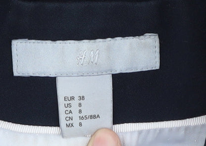 H&M Women's Blue Blazer, Size 10, Stylish Business Essential