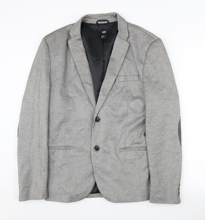 Mens UK Size 38 H&M Regular Grey Suit Jacket