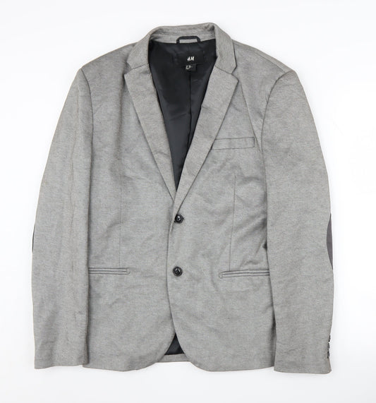 Mens UK Size 38 H&M Regular Grey Suit Jacket