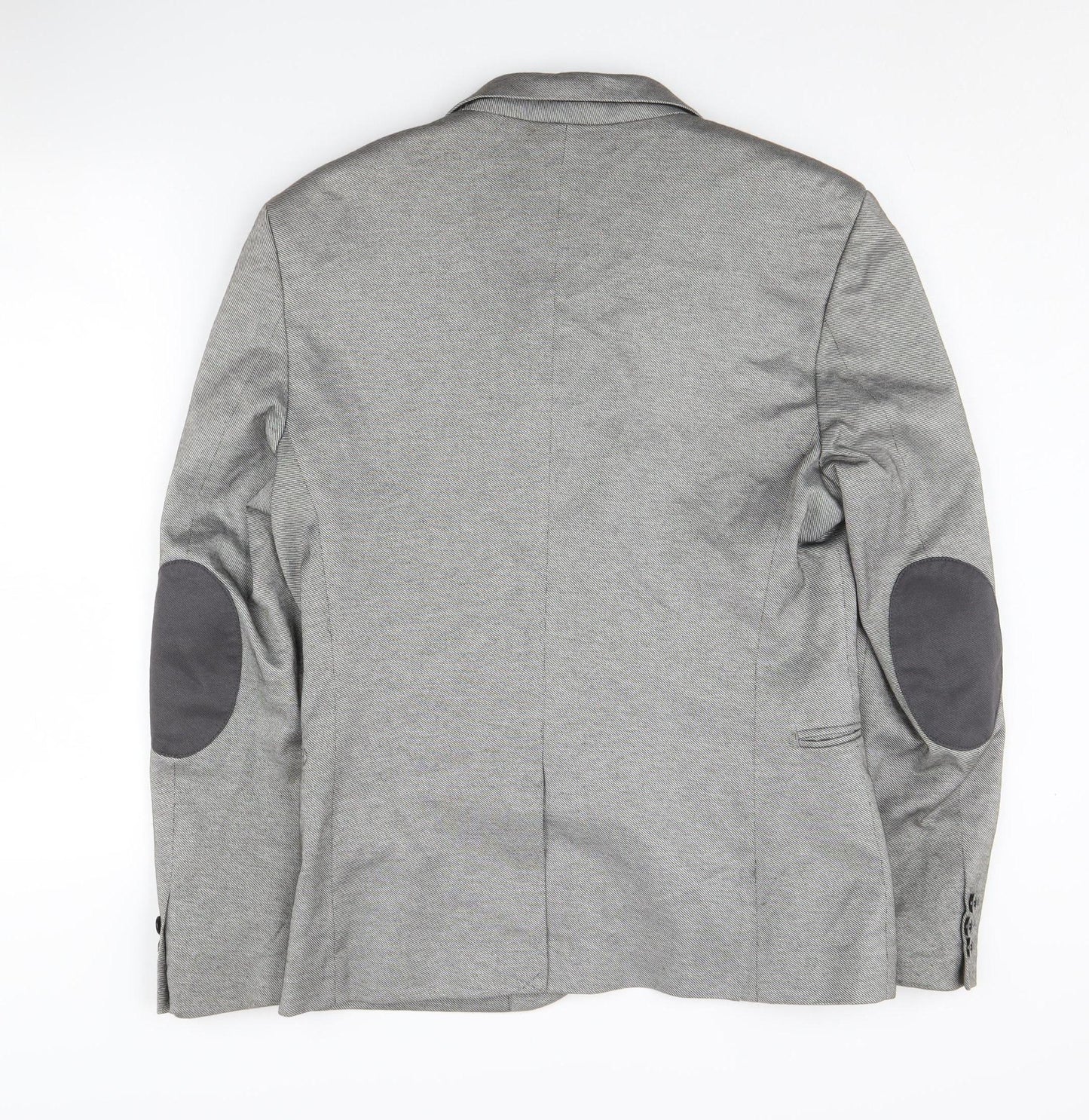 Mens UK Size 38 H&M Regular Grey Suit Jacket