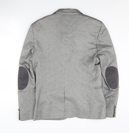Mens UK Size 38 H&M Regular Grey Suit Jacket