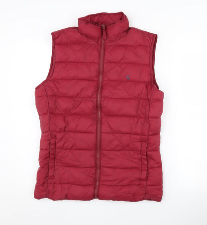 Womens UK Size S Joules Red Puffer Jacket
