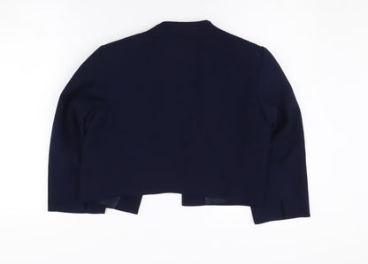 Roman Women's Blue Suit Jacket Size 10