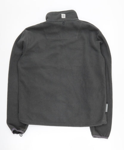Mountain Warehouse Boys Black Fleece Jacket 13 Years
