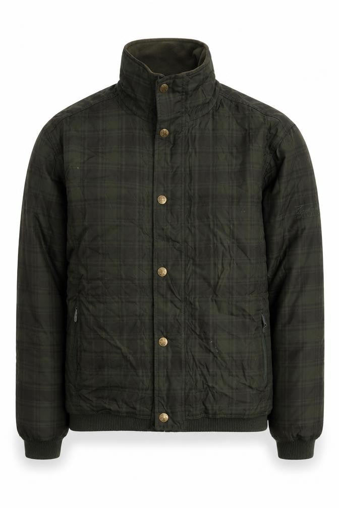 Mens UK Size S Jack Murphy Green Quilted Coat