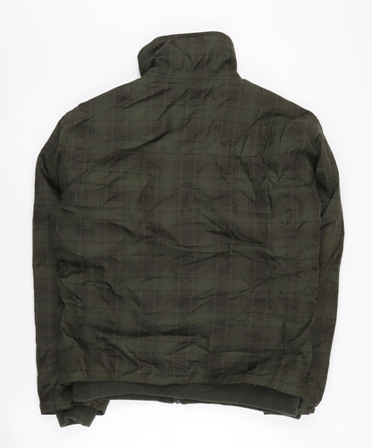 Mens UK Size S Jack Murphy Green Quilted Coat