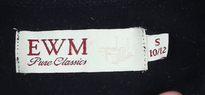 Womens UK Size S EWM Black Basic Jacket