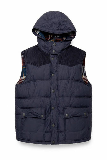 Mens UK Size L Easy Blue Puffer Jacket