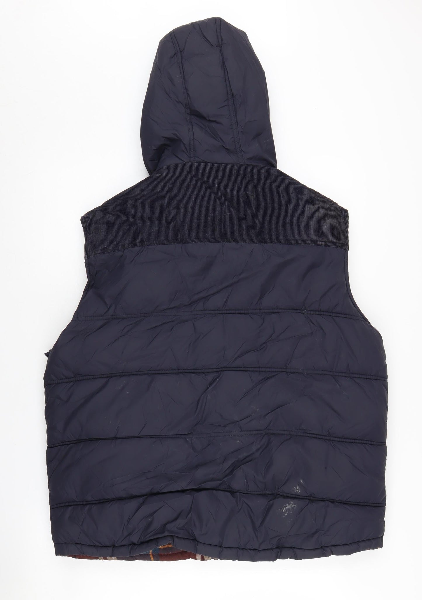 Mens UK Size L Easy Blue Puffer Jacket
