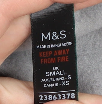 Womens UK Size S Marks and Spencer Grey Pullover Sweatshirt