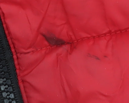 Lupilu Boys Red Black Puffer Jacket, 4 Years, Waterproof, Hooded