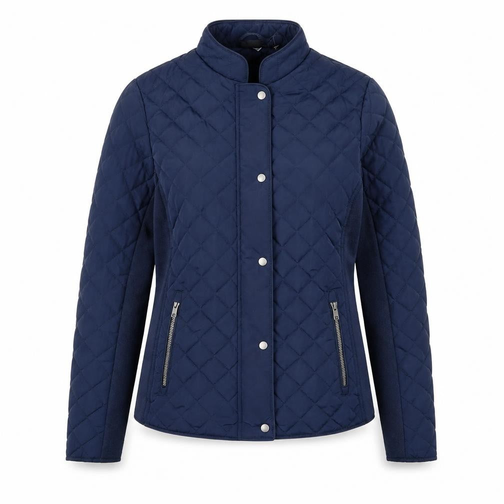 Womens UK Size S Crivit Blue Quilted Coat