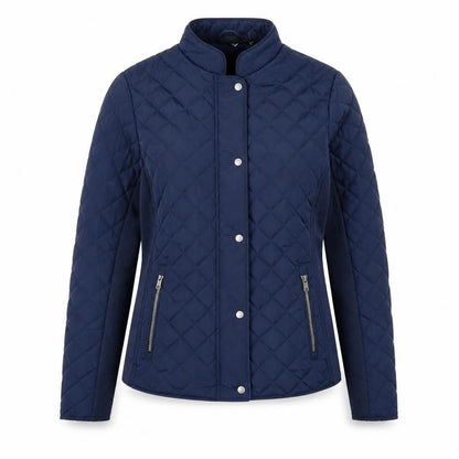 Womens UK Size S Crivit Blue Quilted Coat