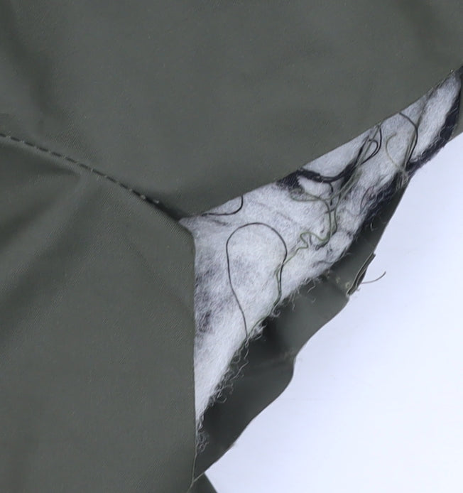Mens UK Size S Industrialize Green Parka Coat