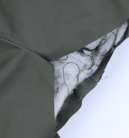 Mens UK Size S Industrialize Green Parka Coat