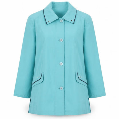 Womens UK Size 12 Finesse Blue Basic Jacket