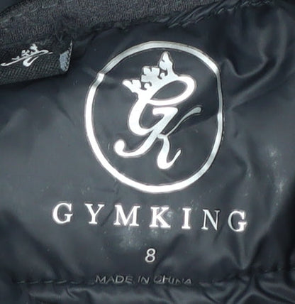 Gym King Women's Black Puffer Jacket Size 8