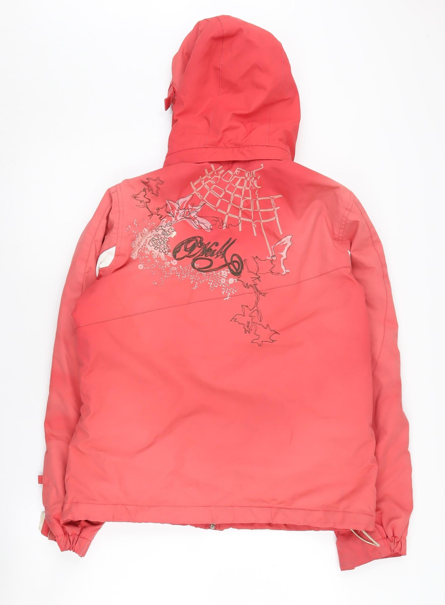 O'Neill Red Unisex Ski Jacket Size 18 Waterproof