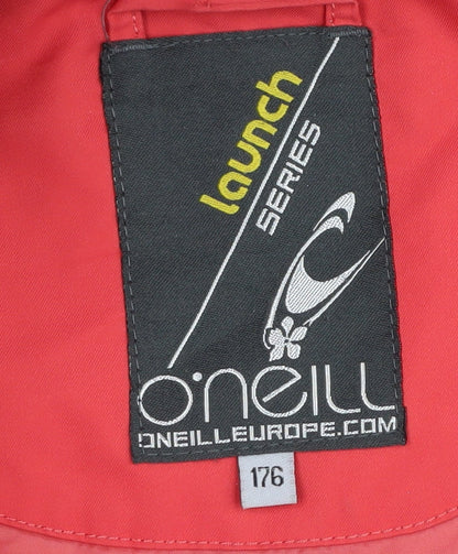 O'Neill Red Unisex Ski Jacket Size 18 Waterproof