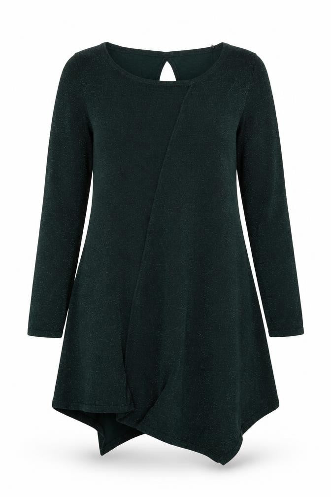 Womens UK Size 10 NEXT Green Tunic Jumper