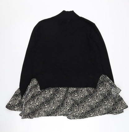 Womens UK Size M Roman Black Pullover Jumper